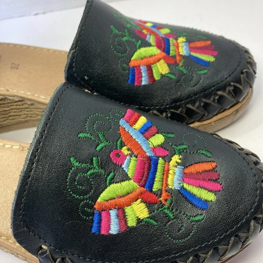 Artesanias Azteca‎ Mexican Wedge Size 9 US/26 MX Boho- Hippie Huarache Mexicano